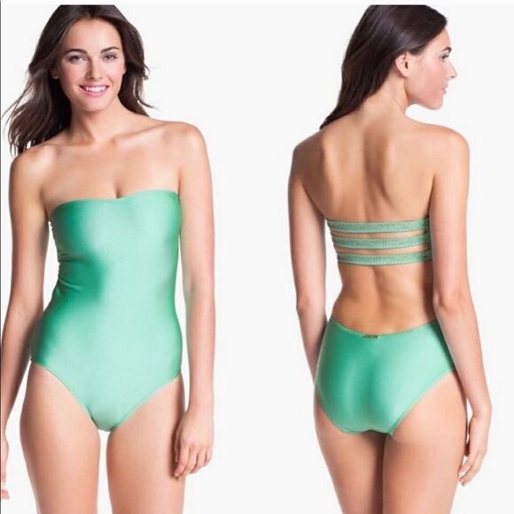 Vince Camuto PINK One-Piece Swimsuit sz 8 - Picture 2 of 11